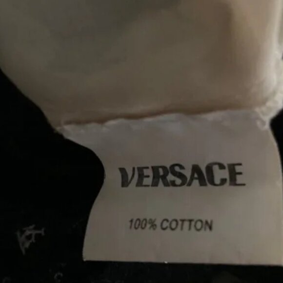 Versace Black Tulle Sequins Sleeveless Cocktail Party Dress Italy EUR 40 US 9 JR - Picture 10 of 12